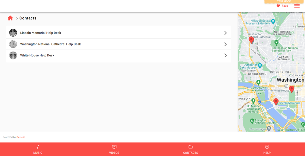 Devless no-code app builder - maps & geolocation add-on