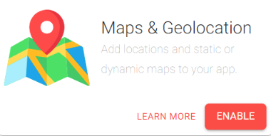 Maps & Geolocation Add-on Devless App Builder